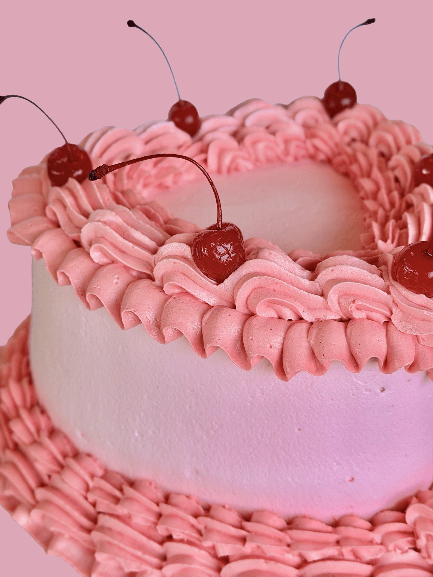 Vintage Heart Cake